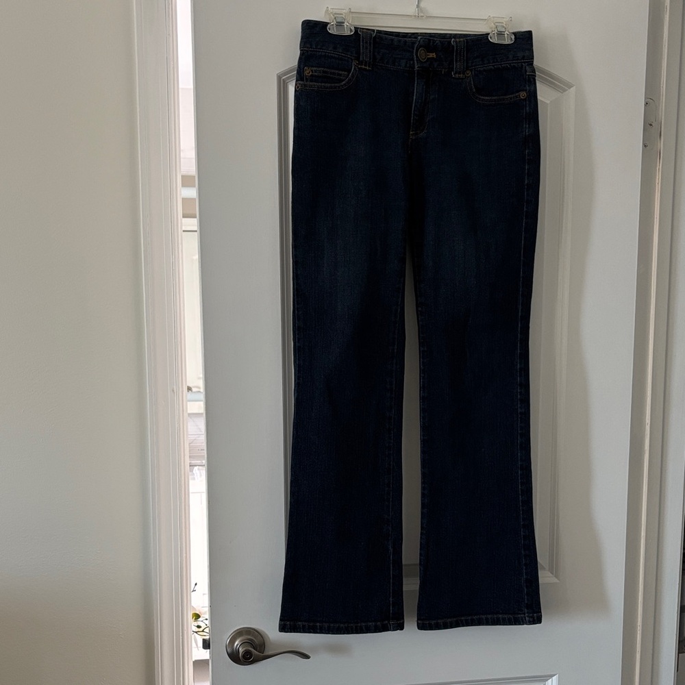 Michael Kors Dark Indigo Flare Jeans